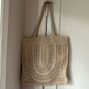 Universel Thread Crochet Bag—Off White